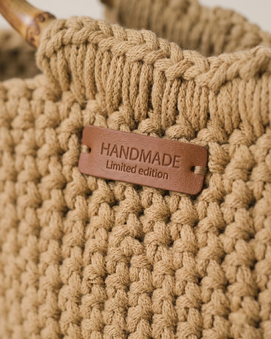 The handmade leather tab